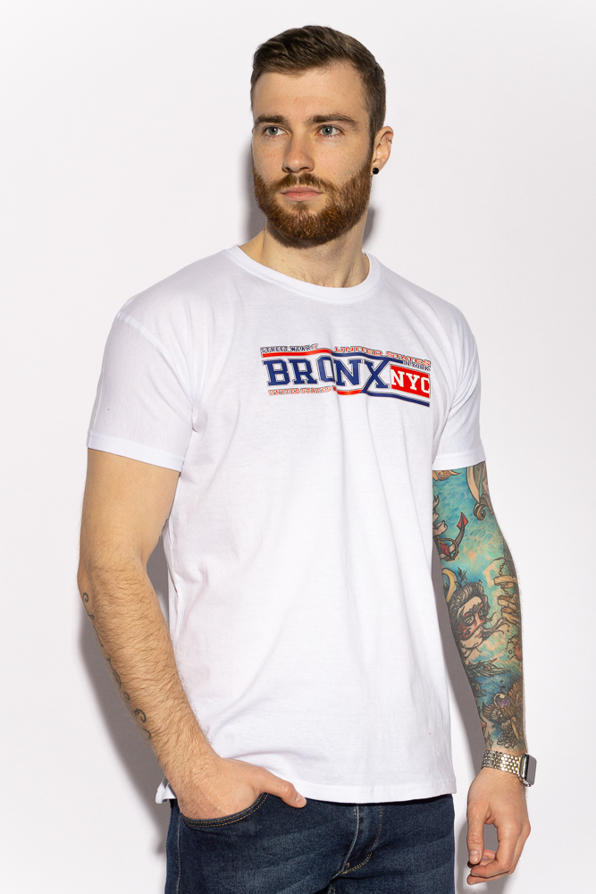 

Футболка мужская 85F403 Bronx (Белый) ToS XXXL Размер цвет Белый