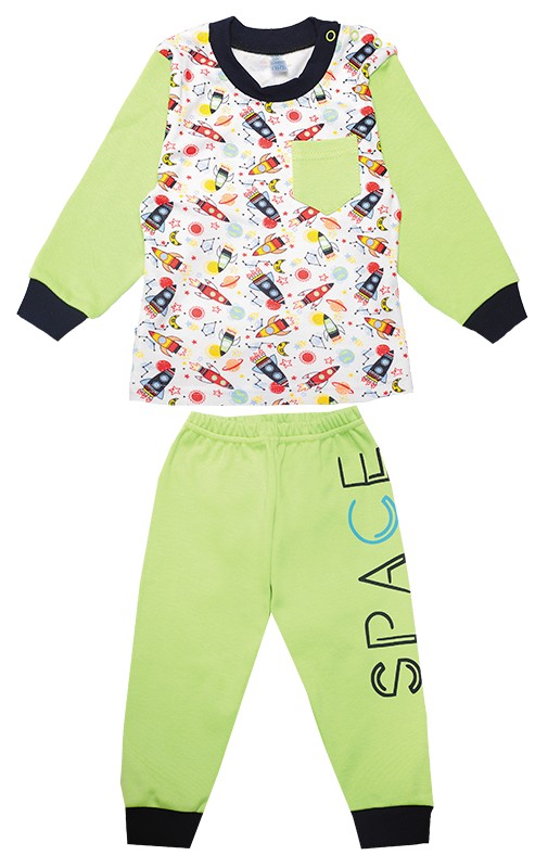 

Детская пижама для мальчика Габби PGM-19-1 80 зеленый (11876)