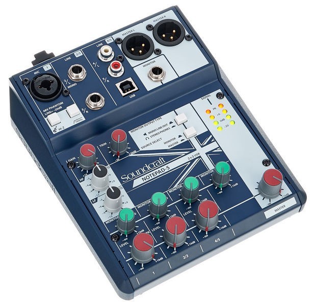 

Микшерный пульт Soundcraft Notepad 5