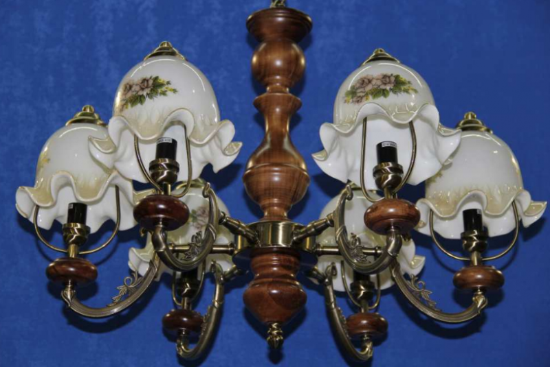 

Люстра Декоративная люстра Ray L9006/6 (NUT TREE) (AN004492)