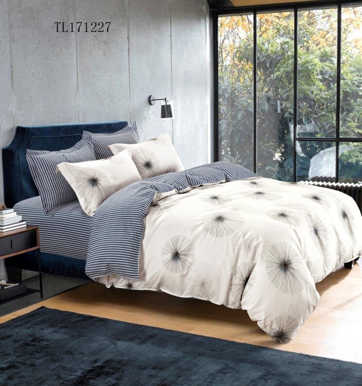 

Комплект постельного белья NSHV Семейный Бязь Светлый день постільна білизна n_1006s