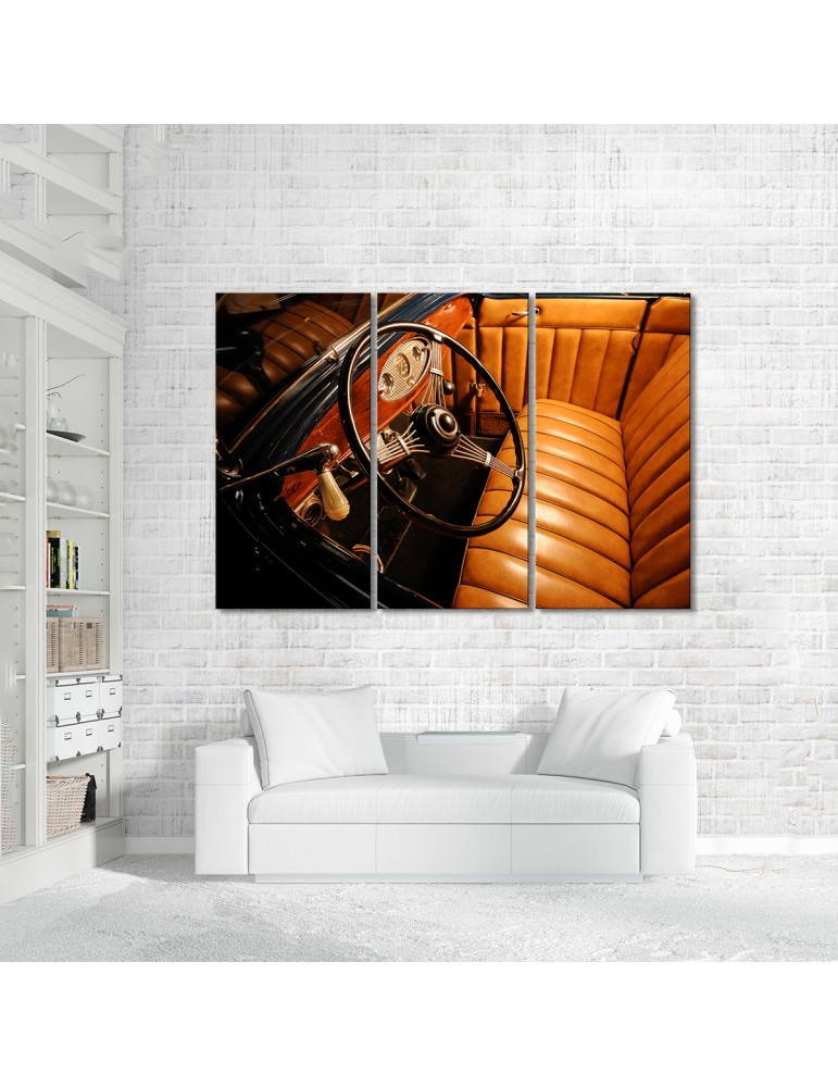 

Модульная картина Artel «Рулевое полотно автомобиля» 3 модуля 90x135 см