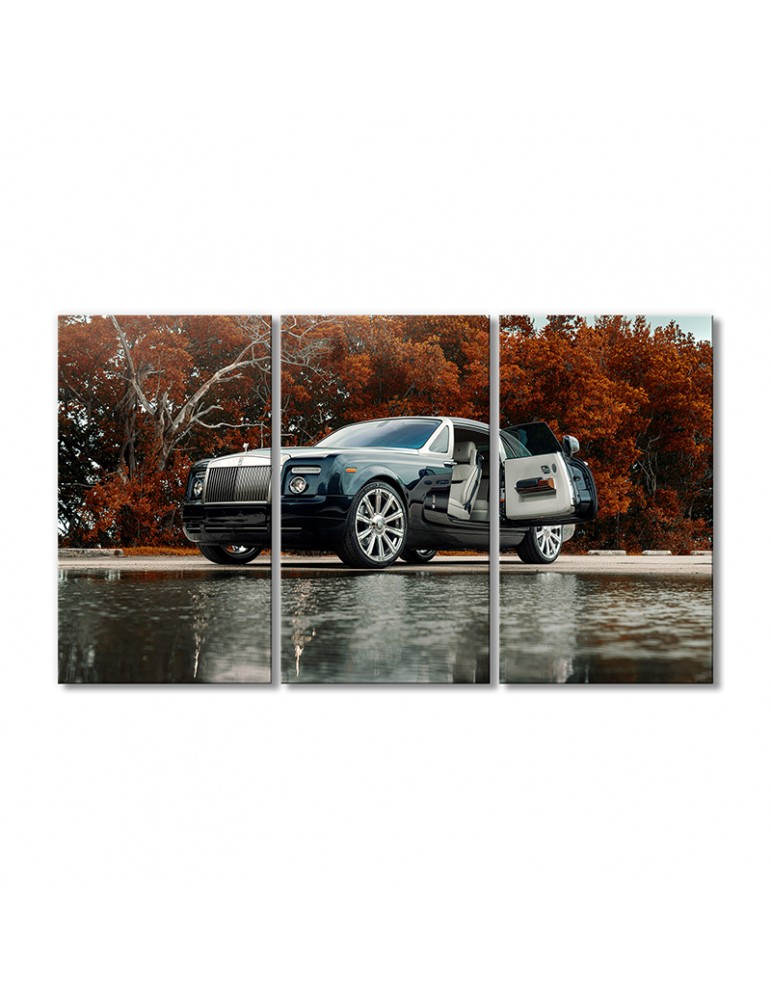 

Модульная картина Artel «Роллс Ройс Куллинан Черный автомобиль» 3 модуля 120x180 см