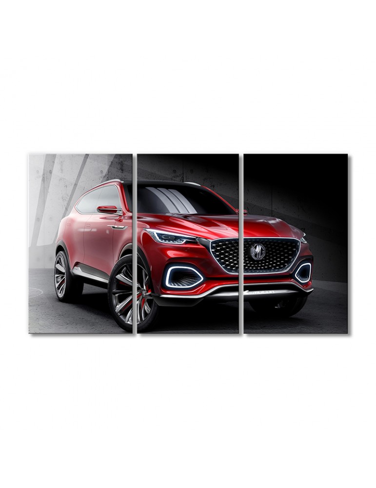 

Модульная картина Artel «Спортивный кроссовер X-Motion авто красный» 3 модуля 80x120 см