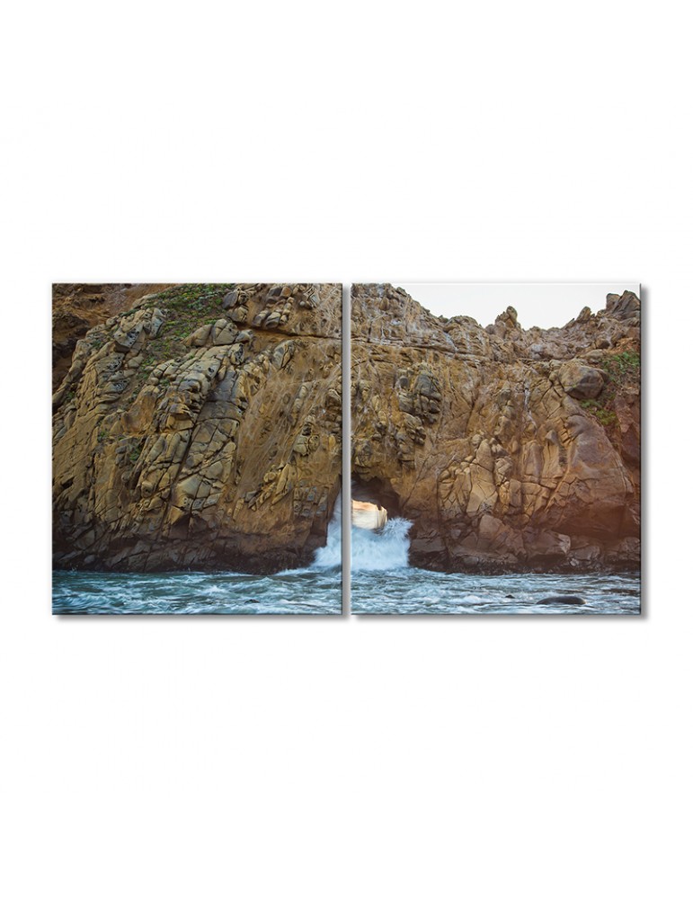 

Модульная картина Artel «Скала у окна Биг-Сюр на закате на пляже Пфайффер» 2 модуля 90x135 см