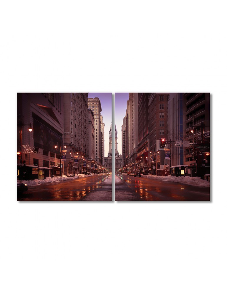 

Модульная картина Artel «Сити-холл Филадельфии» 2 модуля 80x120 см