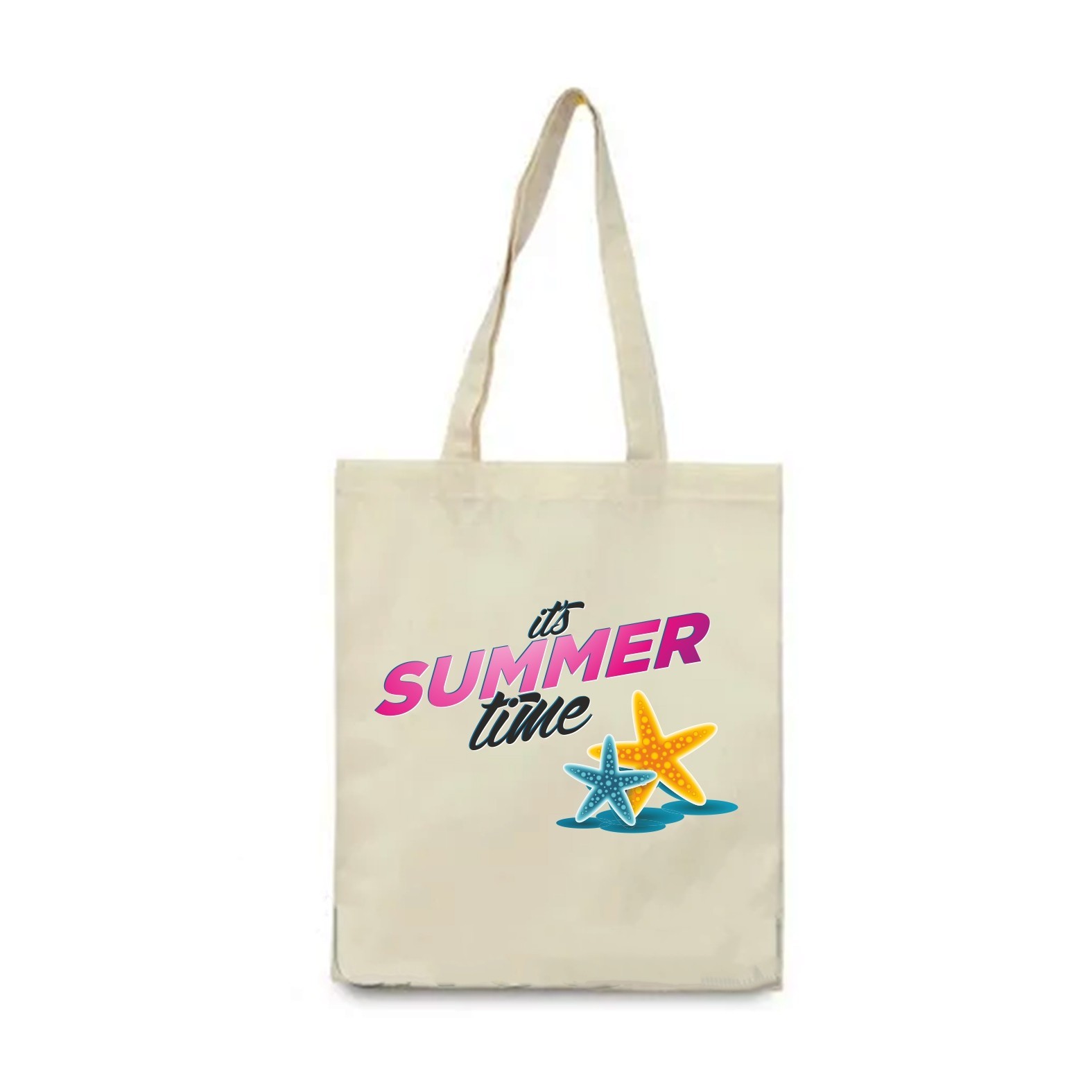 

Екосумка Vivay з принтом Its summer time 38x42 см Бежева (6193)