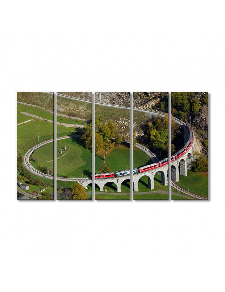 

Модульная картина Artel «Спиральный виадук в Брусио мост» 5 модулей 80x120 см