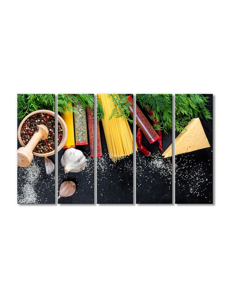 

Модульная картина Artel «Специи по вкусу» 5 модулей 70x105 см