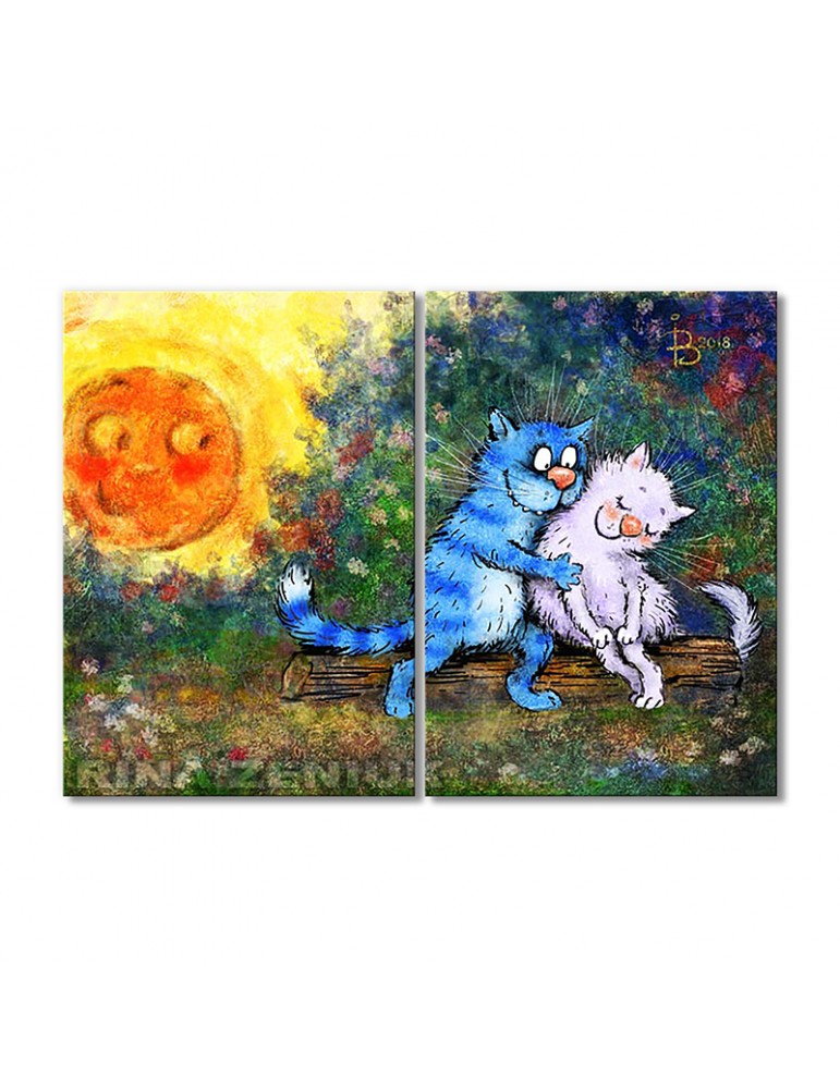 

Модульная картина Artel «Свидание на закате» 2 модуля 80x120 см