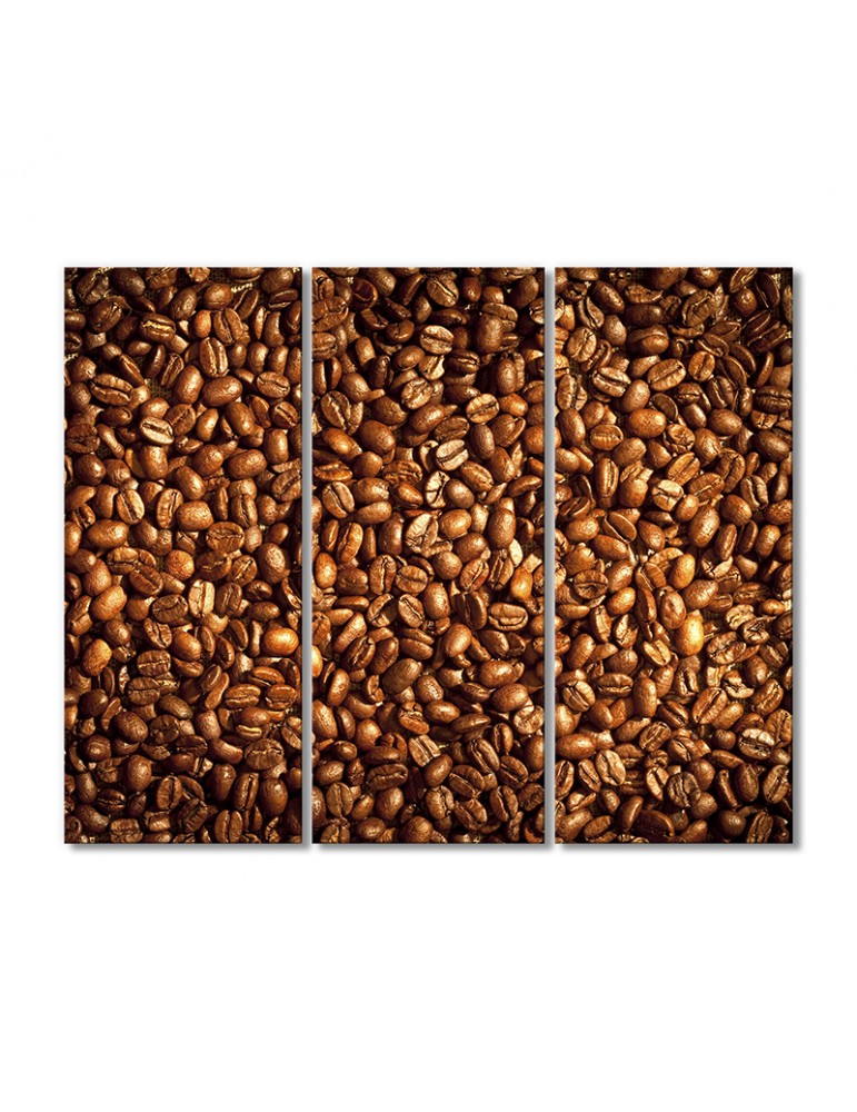 

Модульная картина Artel «Стена кофейных зерен» 3 модуля 60x90 см