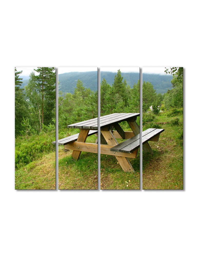 

Модульная картина Artel «Столик в Карпатах» 4 модуля 80x120 см