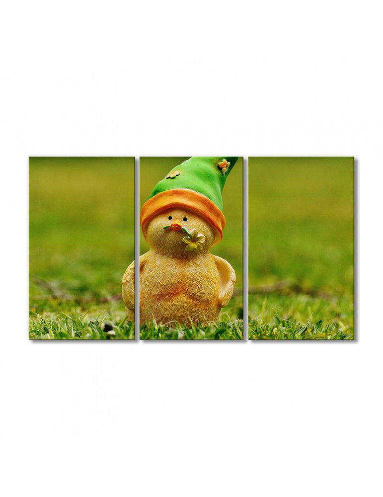 

Модульная картина Artel «Садовый утенок» 3 модуля 50x75 см