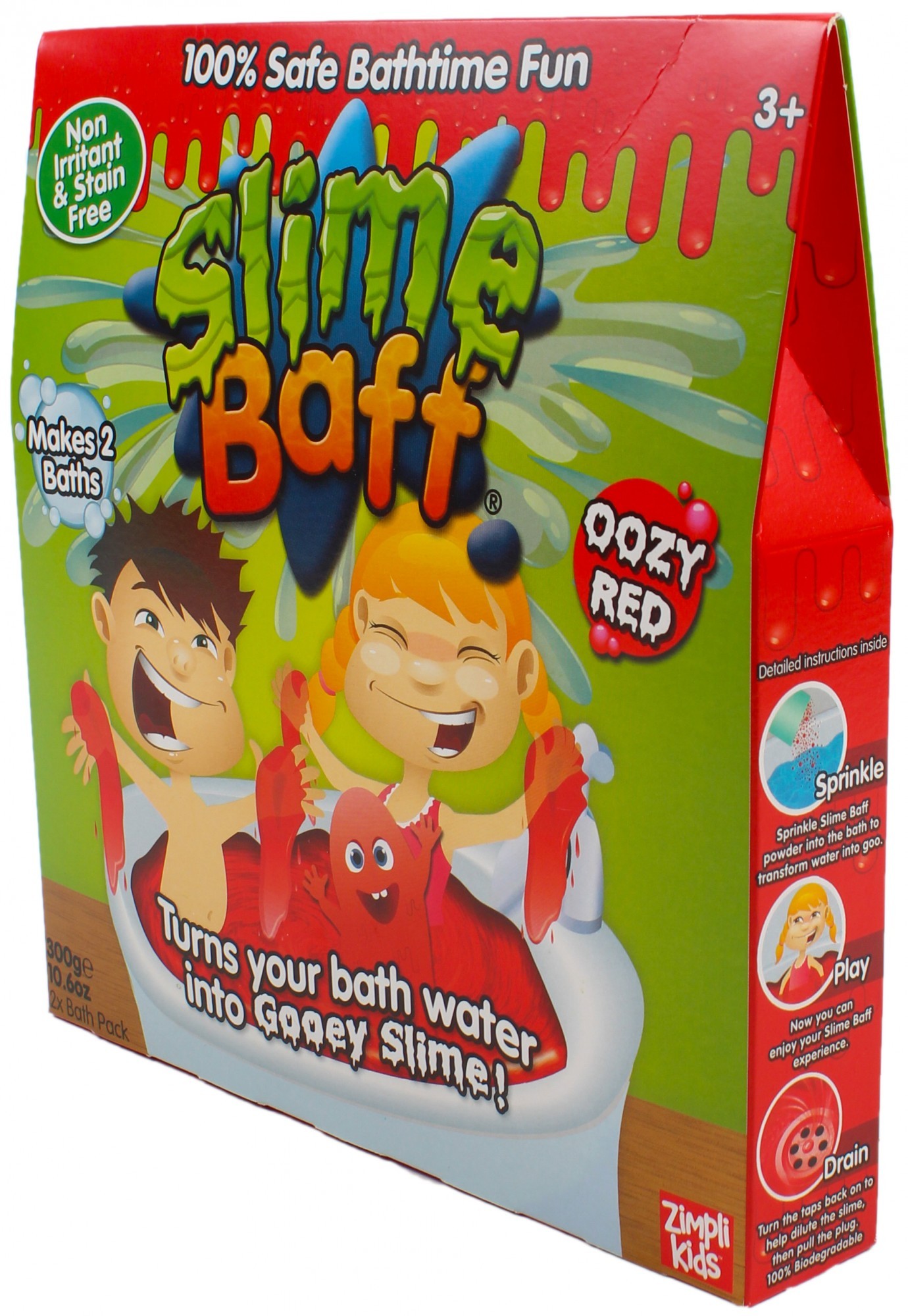 

Слизь для ванны Zimpli Kids Slime Baff 300 г красная (5258)