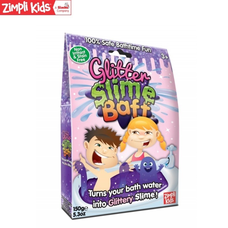

Слизь для ванны Zimpli Kids Glitter Slime Baff блестки 150 г фиолетовая (5902)