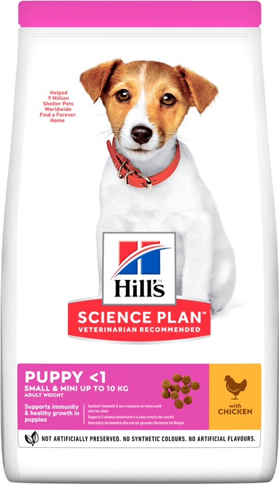 

Сухой корм для щенков мелких пород Hill's Science Plan Puppy Small & Miniature с курицей - 3 кг