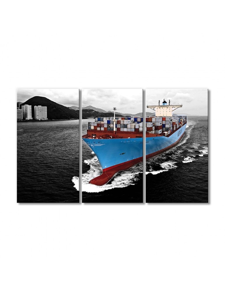 

Модульная картина Artel «Торговый корабль» 3 модуля 120x180 см
