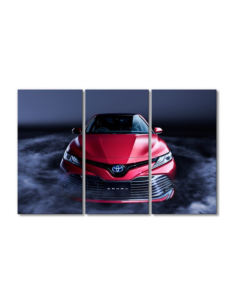 

Модульная картина Artel «Тойота Камри XSE US spec 2017 г.» 3 модуля 70x105 см