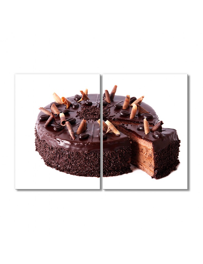 

Модульная картина Artel «Торт шоколадный суфлейный» 2 модуля 70x105 см