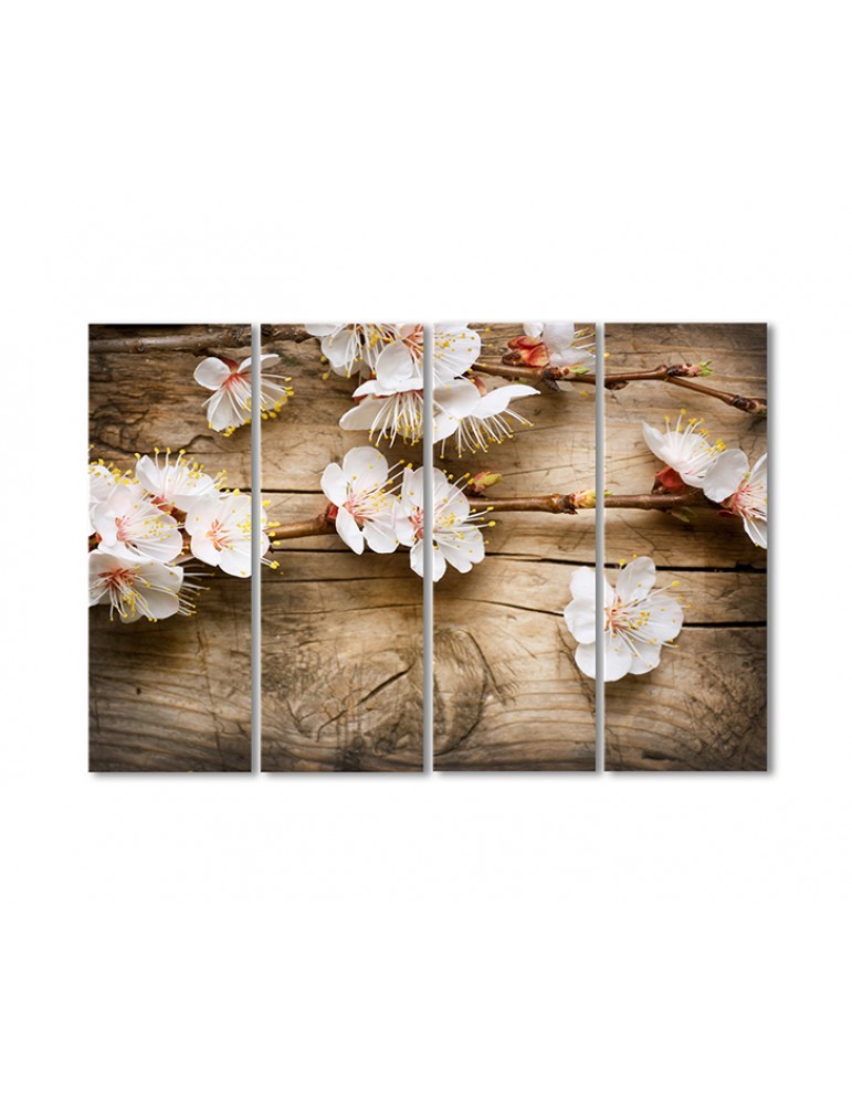 

Модульная картина Artel «Цветущие ветви» 4 модуля 120x180 см
