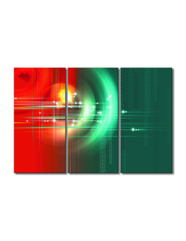 

Модульная картина Artel «Цифровая вселенная» 3 модуля 90x135 см