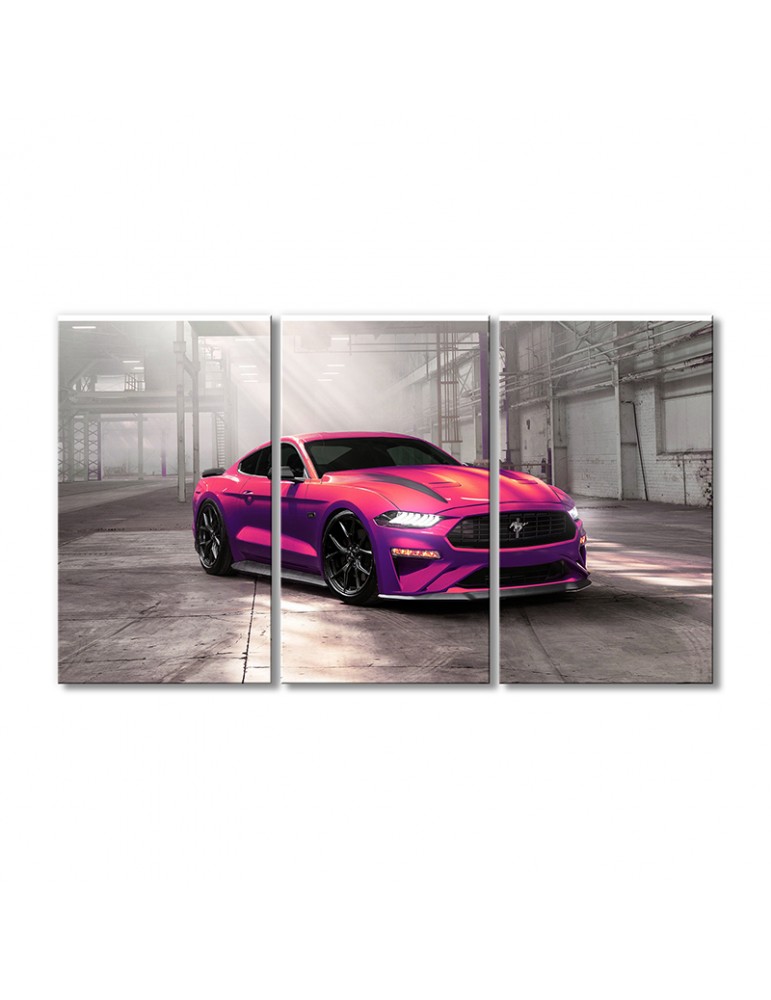 

Модульная картина Artel «Форд Мустанг Шелби GT500» 3 модуля 50x75 см
