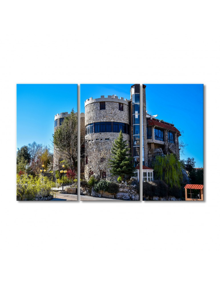 

Модульная картина Artel «Футуристический коттедж» 3 модуля 120x180 см