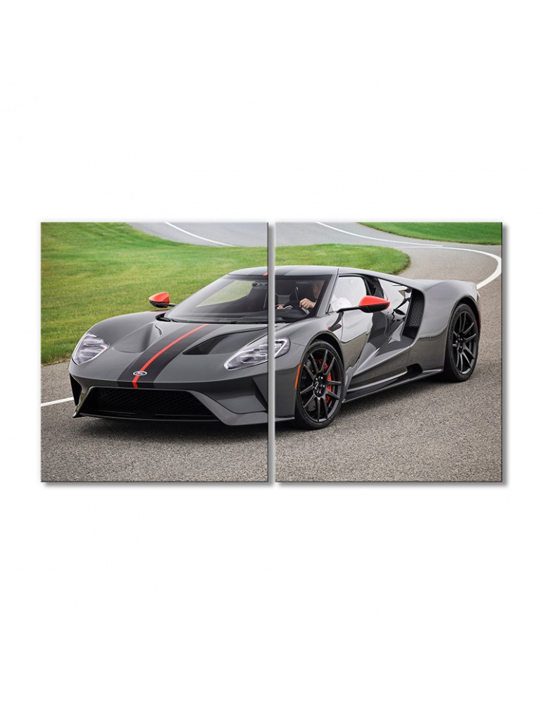 

Модульная картина Artel «Форд GT авто 2019 года» 2 модуля 80x120 см