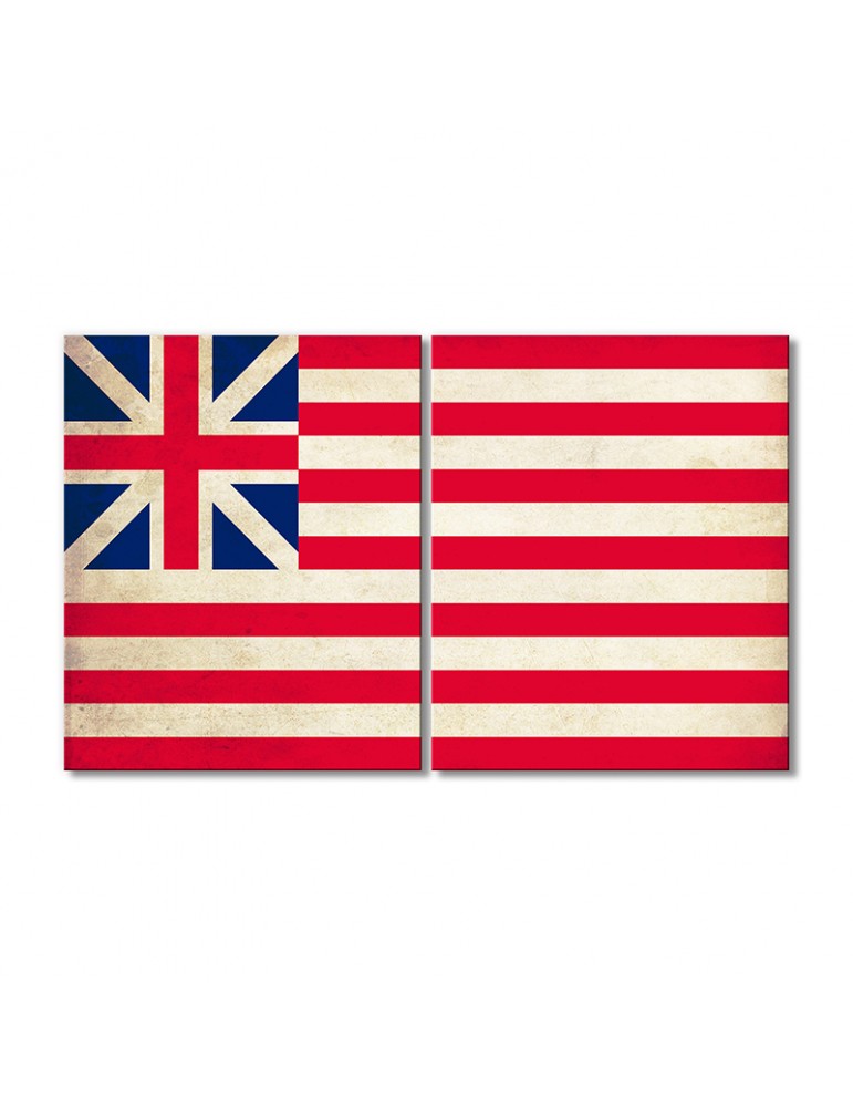 

Модульная картина Artel «Флаг США в период 1776-1777 гг.» 2 модуля 120x180 см