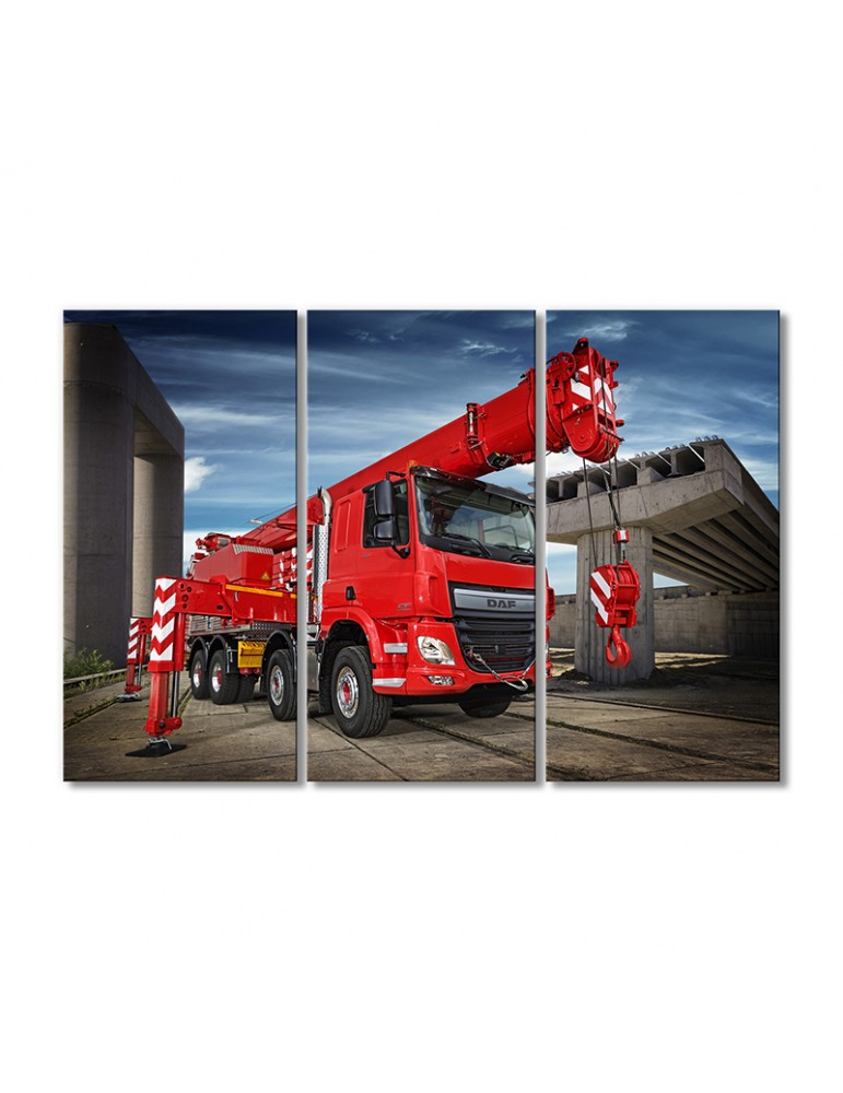 

Модульная картина Artel «Фронтальный погрузчик CF 440 FAD Euro 6» 3 модуля 70x105 см