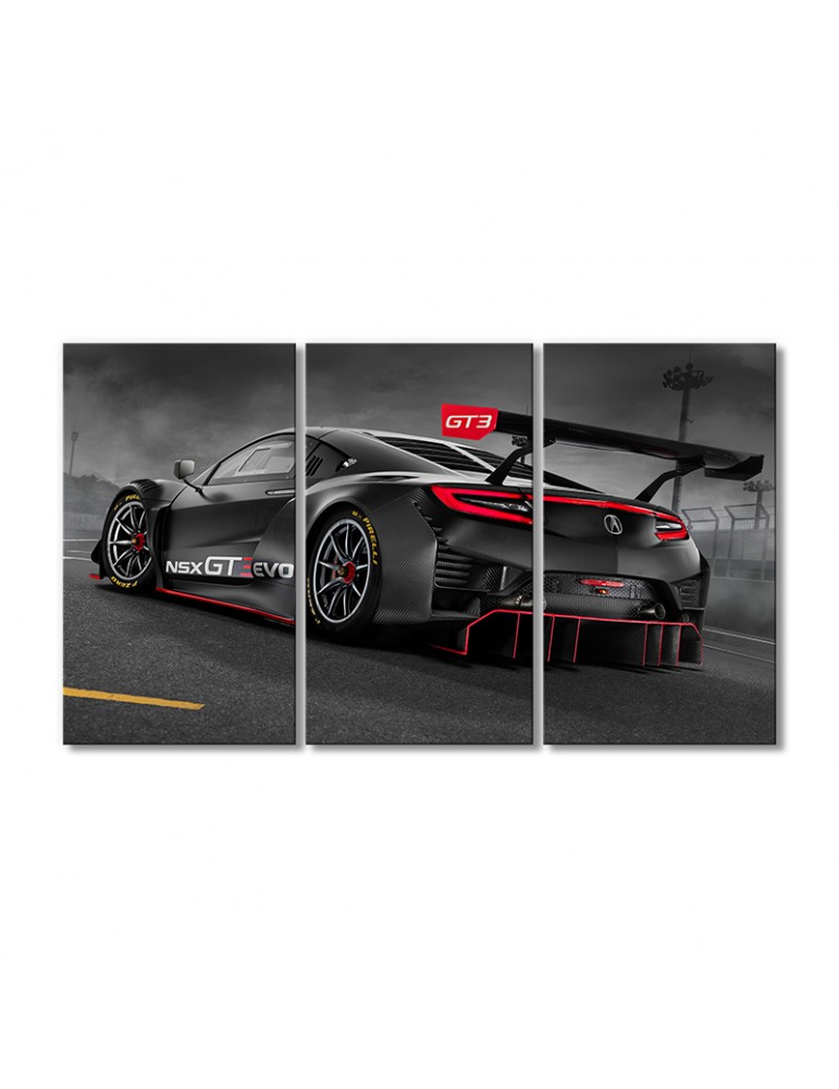 

Модульная картина Artel «Хонда Акура NSX» 3 модуля 60x90 см