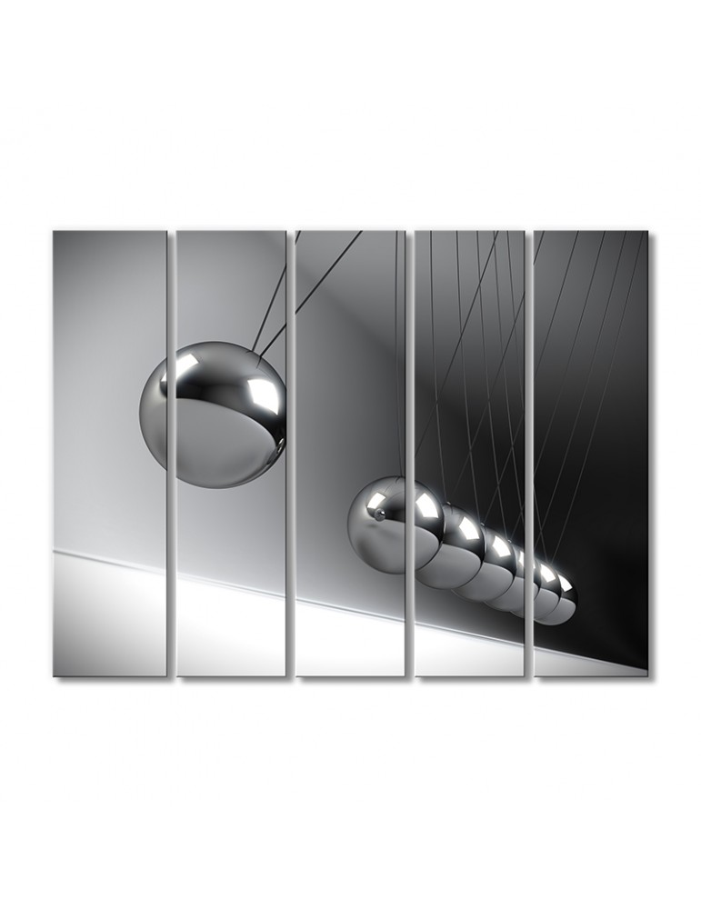 

Модульная картина Artel «Шары Ньютона» 5 модулей 90x135 см