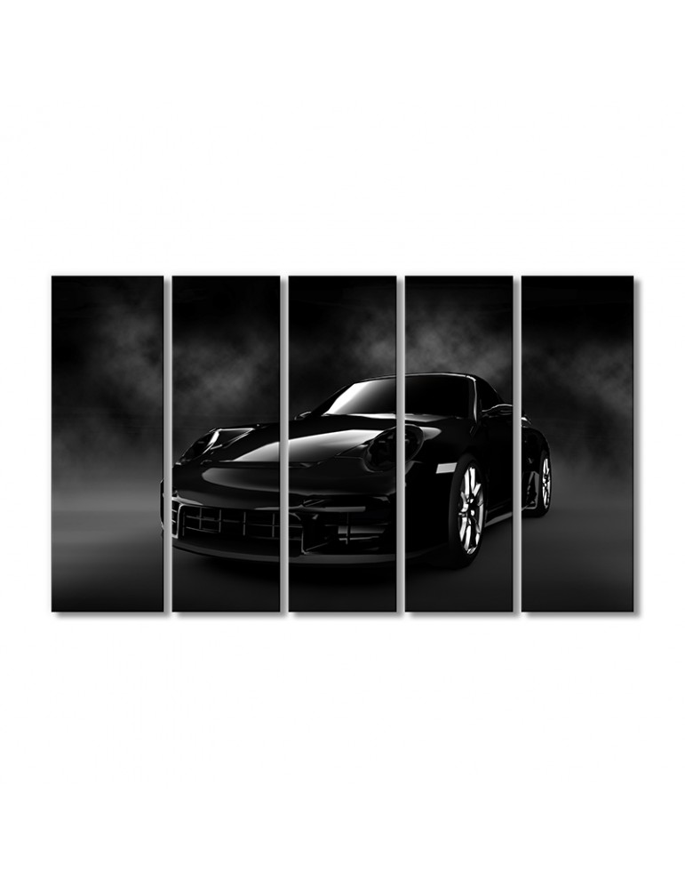 

Модульная картина Artel «Элитное черное авто» 5 модулей 120x180 см