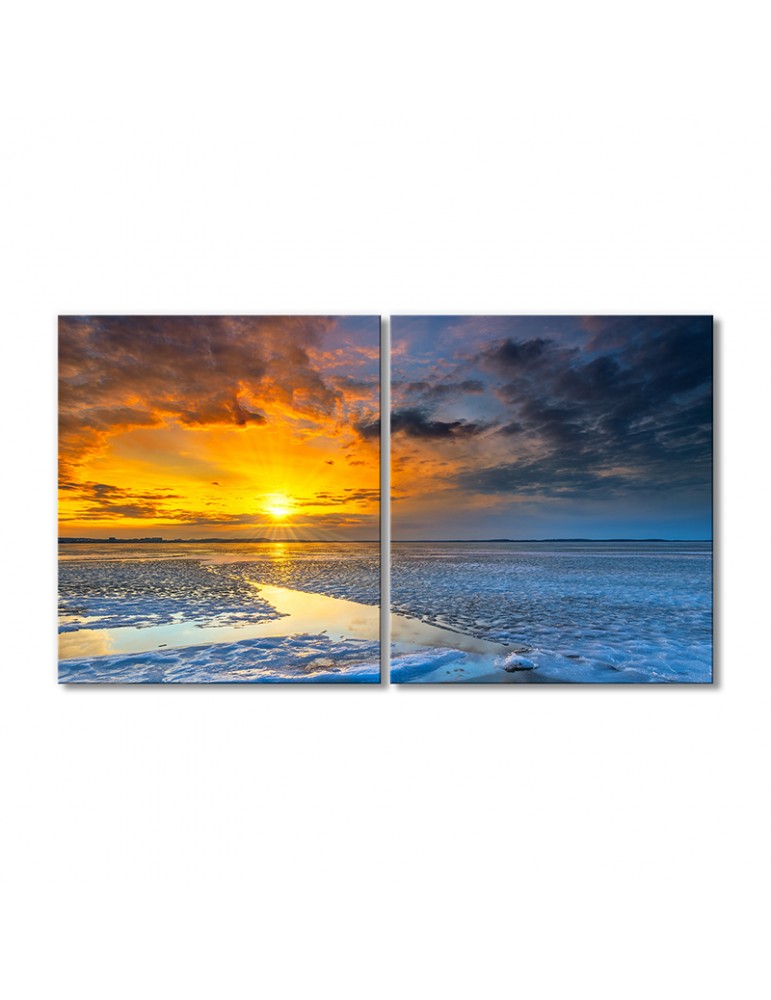 

Модульная картина Artel «Янтарный закат» 2 модуля 90x135 см