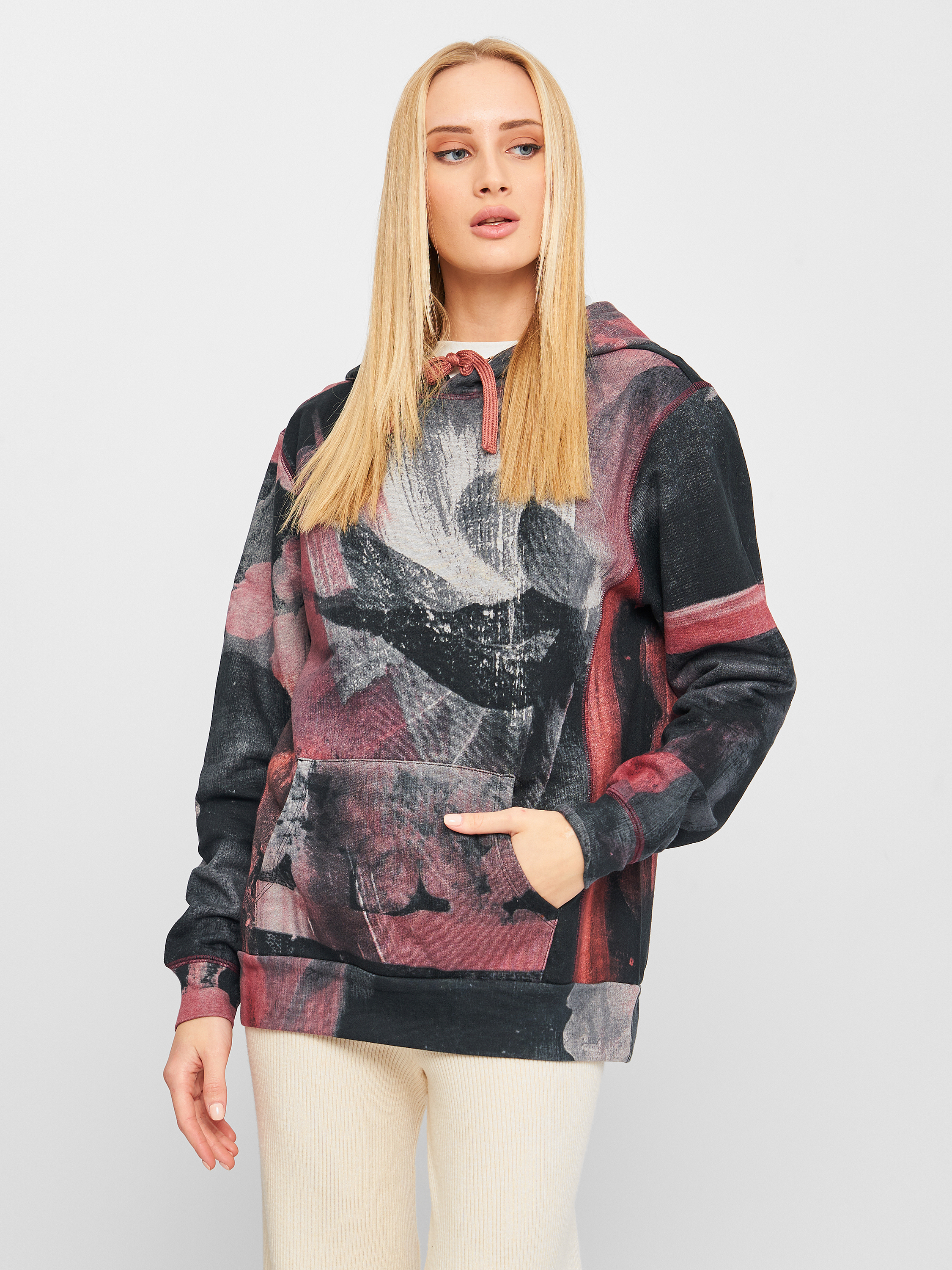 

Худи Desigual 18WWSK07-3044 M Темно-серое