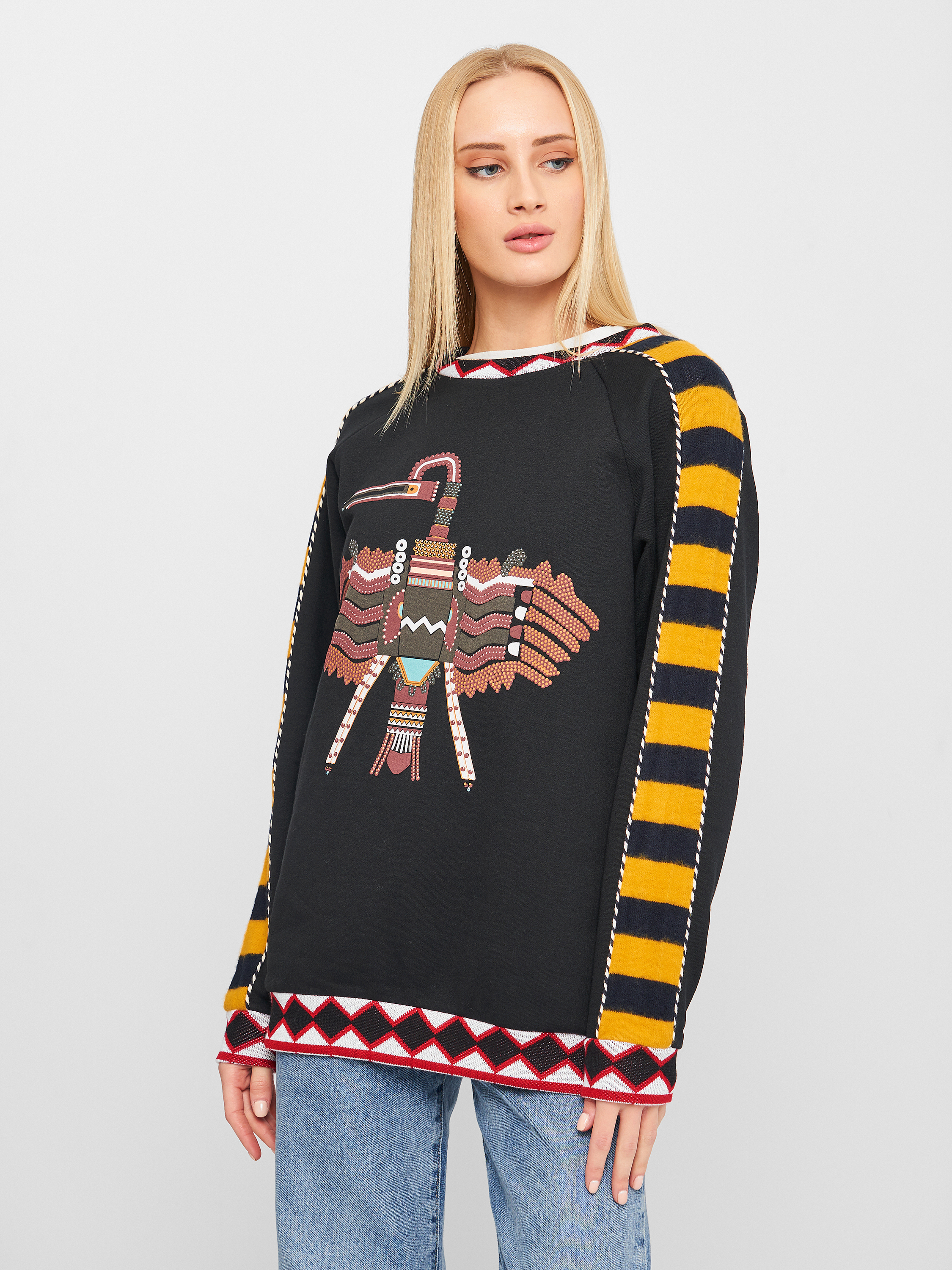

Свитшот Desigual 18WWSK05-2000 L Черный
