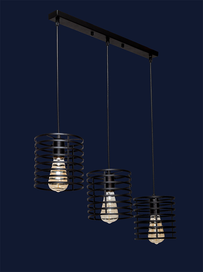 

Светильники лофт Levistella 707P9150F-3 BK (500)
