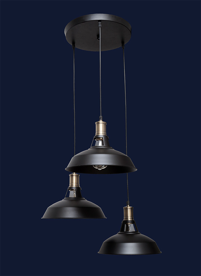 

Светильники в стиле лофт Levistella 7526857F4-3 BK (300)