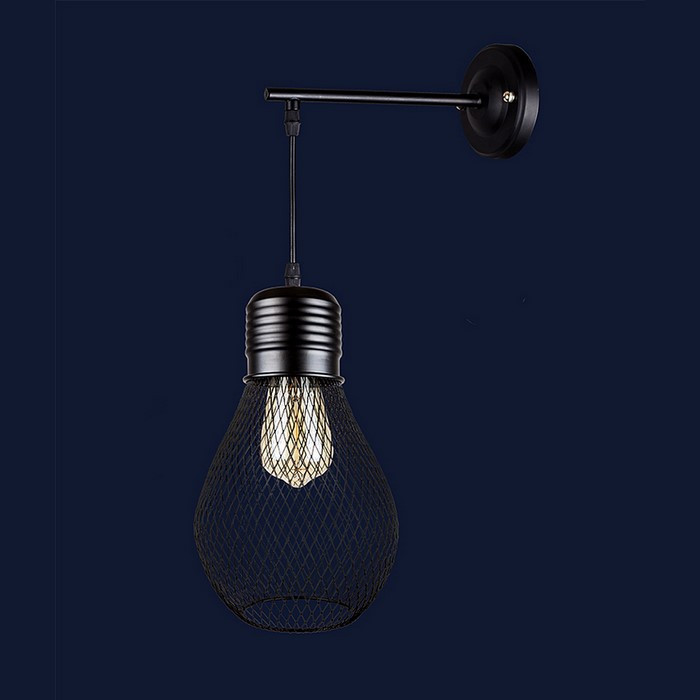 

Светильники бра в стиле лофт Levistella 907W007F2-1 BK