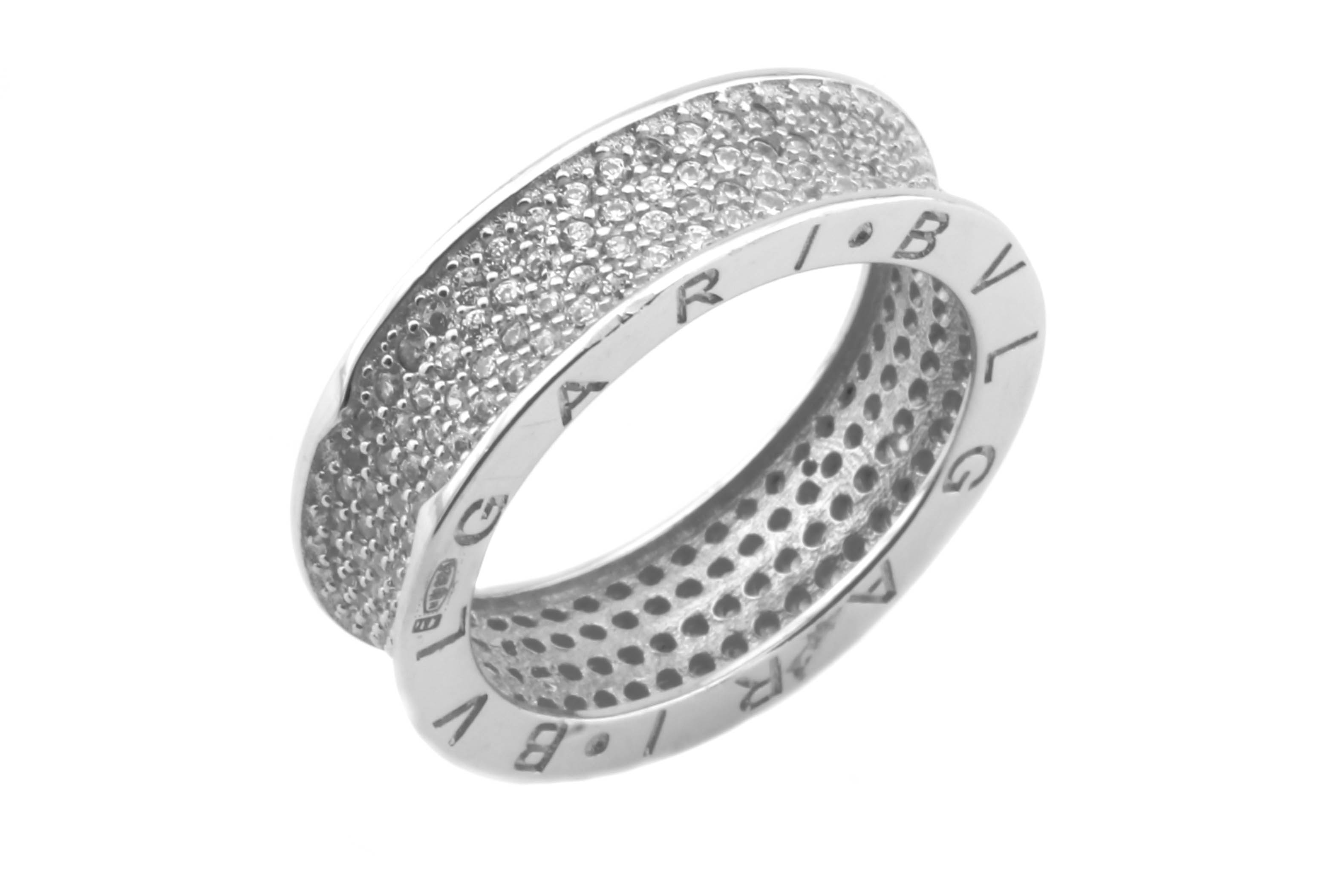 

Серебряное кольцо с фианитами СК11051 Диамант, 17,5 размер