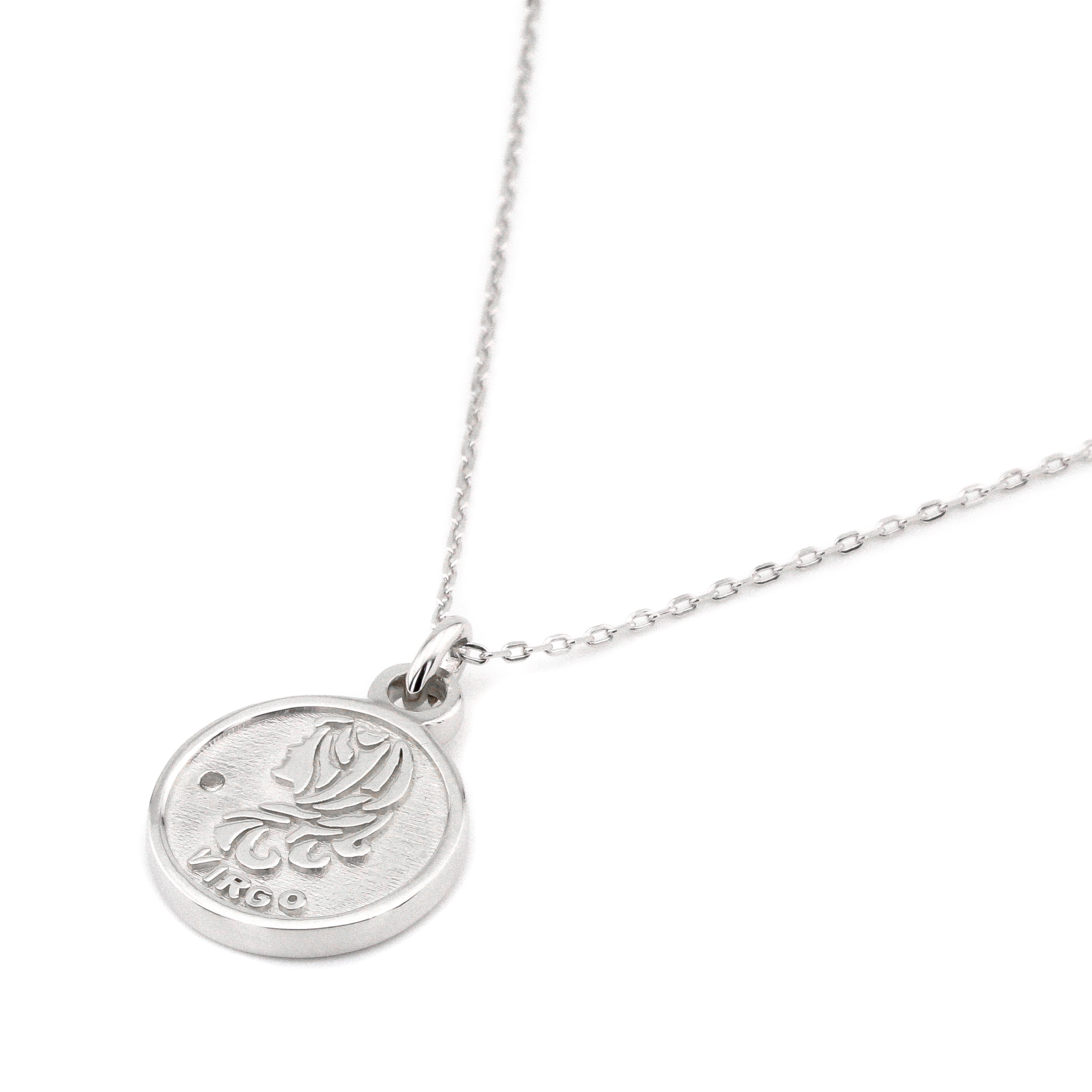 

Серебряное колье знак зодиака Дева KO14174 Диамант