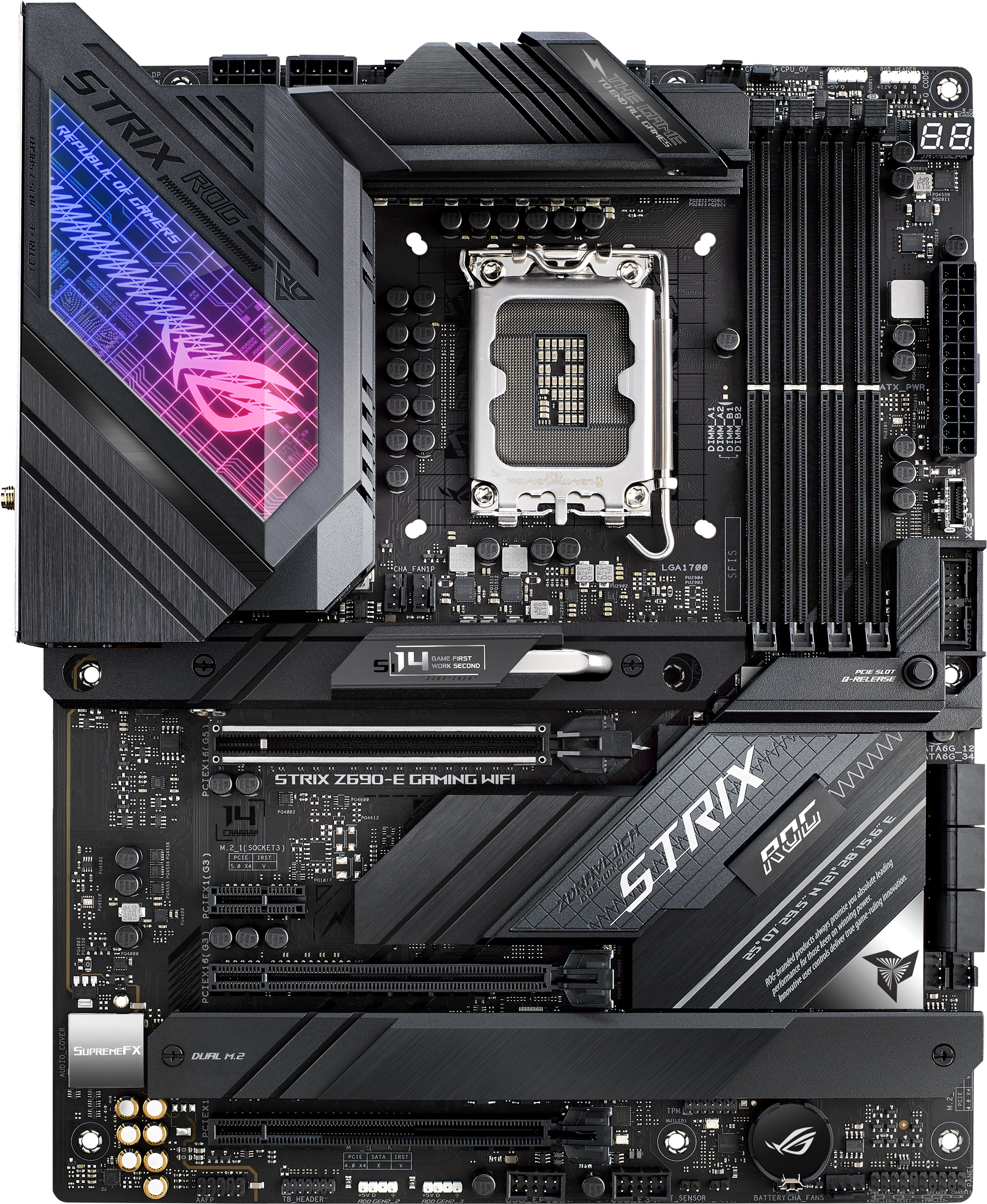 

Материнская плата Asus ROG STRIX Z690-E Gaming Wi-Fi (s1700, Intel Z690, PCI-Ex16)
