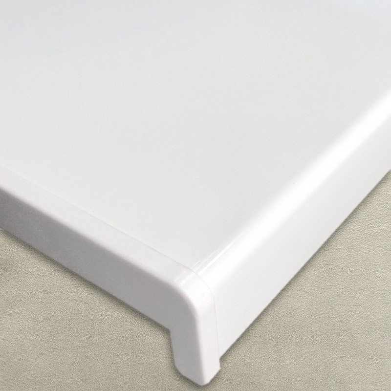 

Подоконник SAUBERG Classic белый глянец 400х4700мм