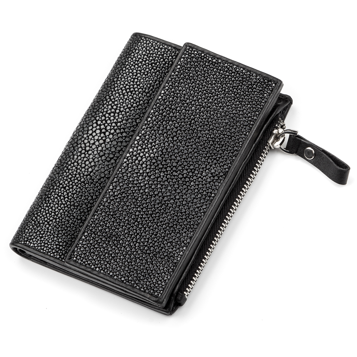 

Мужское кожаное портмоне STINGRAY LEATHER 12,5х9,5 см Черный 000168303