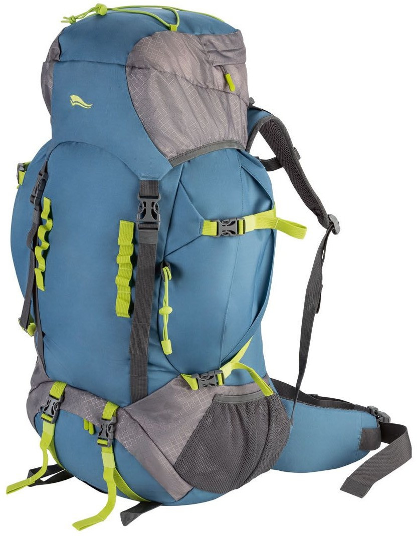 

Туристический рюкзак Crivit Sports 41х19,5х60+14 см Голубой 000168588