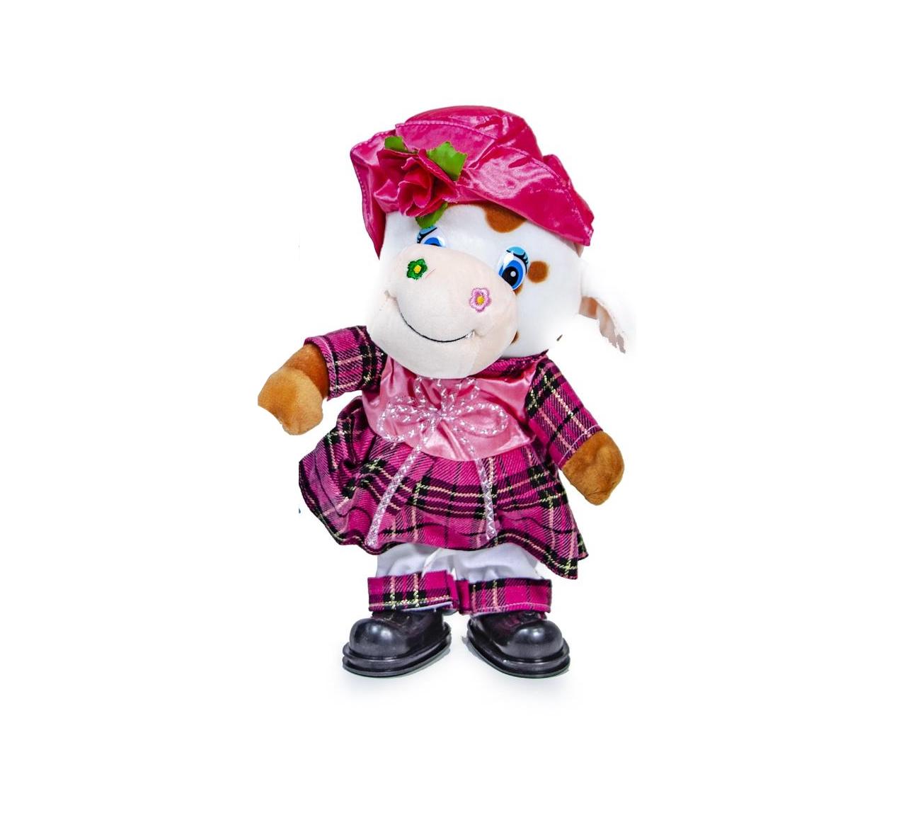 

Игрушка мягкая новогодняя Faya "Коровка" 33 см Розовый (DP-1552625633)