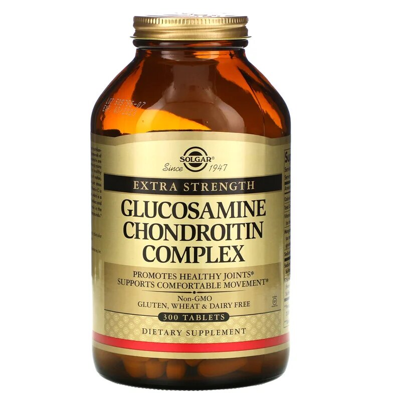 

Хондропротектор Solgar Glucosamine Chondroitin Complex Extra Strength 300 таблеток (4384303844)