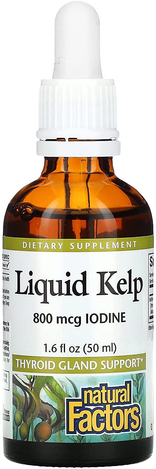 

Natural Factors Liquid Kelp 800 mcg 500 мл (4384303837)