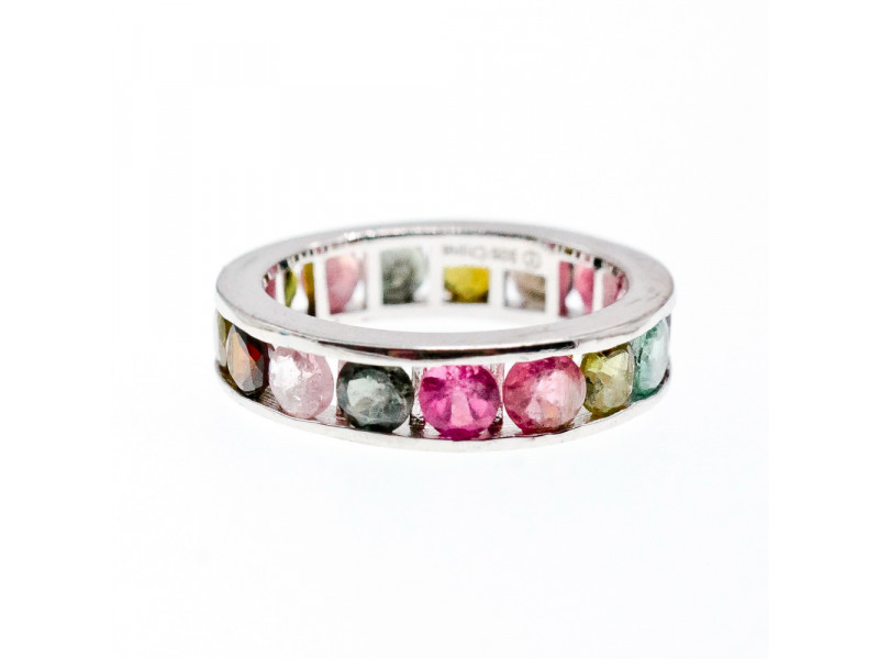 

Серебряное кольцо с натуральными камнями Радуга Натуральный Sky Jewelry 003163