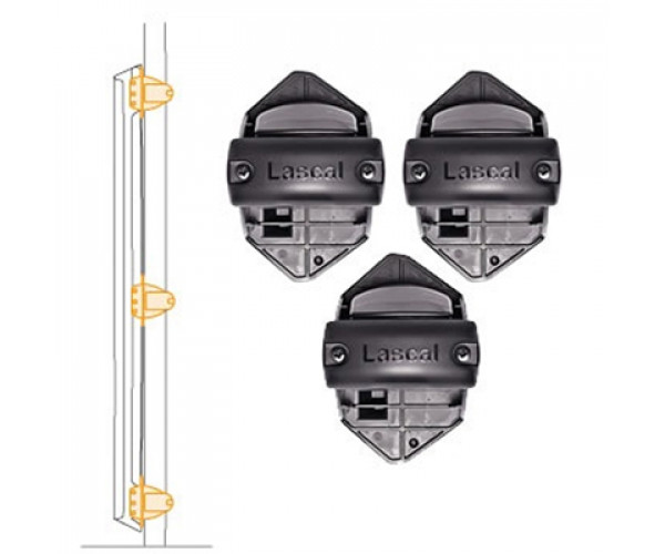 

Крепление к балясине Bannister installation kit for locking strip black Lascal